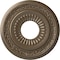 Ekena Millwork Lauren Ceiling Medallion (Fits Canopies up to 6 1/4"), 20 5/8"OD x 6 1/4"ID x 1 3/8"P, Warm Silver CM20LNWSS - alternate 1